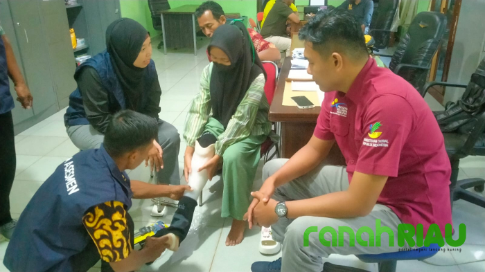 Kemensos RI Distribusikan 7 Alat Bantu Untuk Warga Difabel di Kuansing