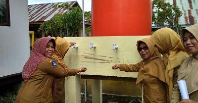 Sekarang Siswa SMPN 1 Tembilahan Sudah Bisa Nikmati Air Bersih Loch...