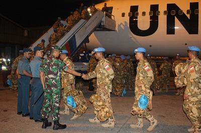 200 Personel Pasukan Garuda Misi Perdamaian PBB Tiba di Republik Afrika Tengah