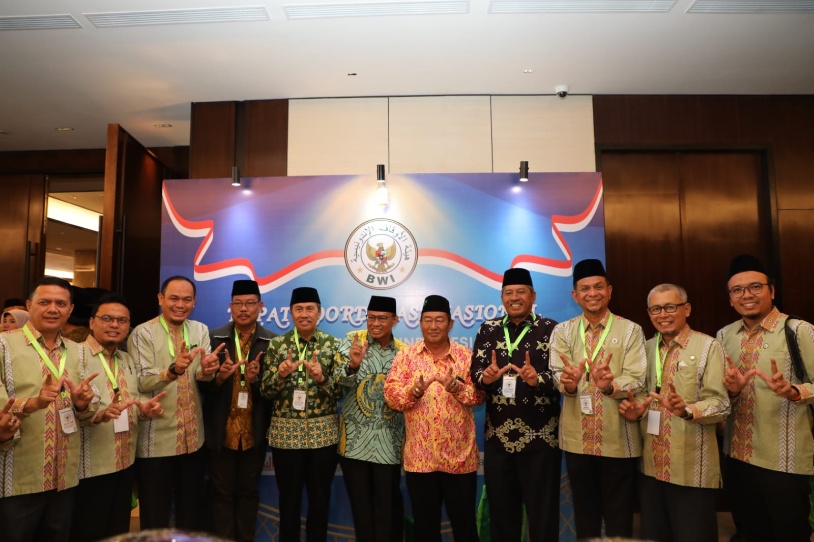 Indeks Wakaf Nasional Riau melejit dari peringkat 32 ke peringat 2 dari 34 Provinsi Se Indonesia