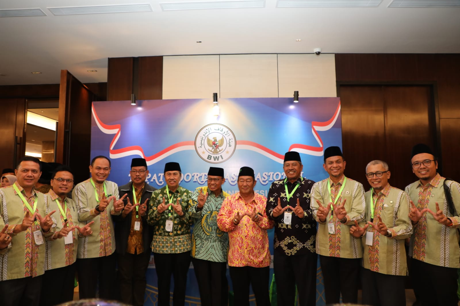Indeks Wakaf Nasional Riau melejit dari peringkat 32 ke peringat 2 dari 34 Provinsi Se Indonesia