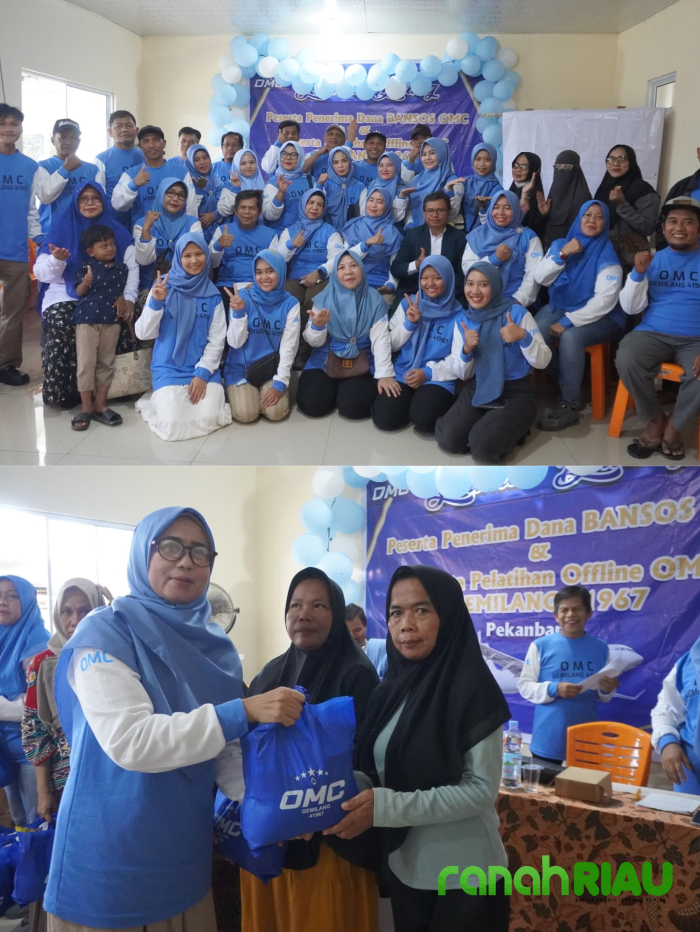 OMC Gemilang 41967 gelar Kegiatan berbagi Sembako di Pekanbaru