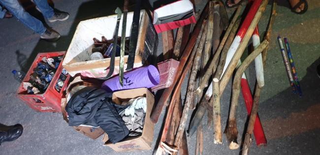 Tawuran di Pekanbaru ,4 korban sabetan senjata tajam.