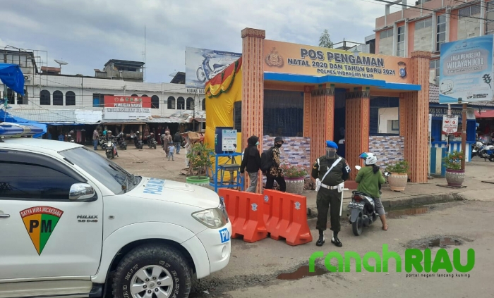 Subdenpom I/3-2 Tembilahan Gelar Patroli Jelang Nataru Tahun 2020-2021