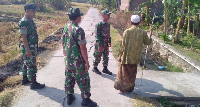 Disurvey Ulang, Titik Pengecoran Jalan TMMD
