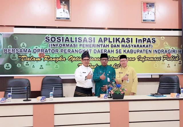 Diskominfops Inhil Sosialisasi Pengelolaan InPAS Bagi Operator Perangkat Daerah 