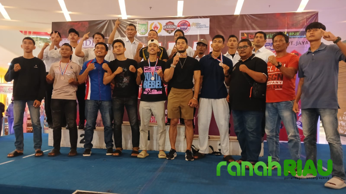 Open Tournamen Kickboxing Championship 2025 City Mall Dumai, Atlet Bengkalis Raih Juara