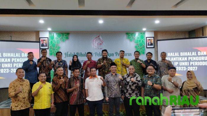 Pelantikan Pengurus IKA IP FISIP UNRI dan halal Bihalal resmi digelar