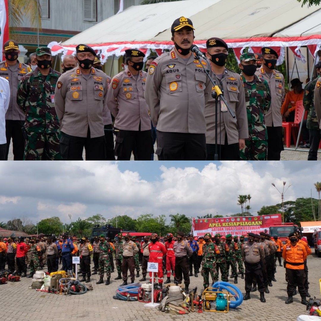 Kabaharkam Polri Pimpin Apel Kesiapsiagaan Satgas dan Relawan