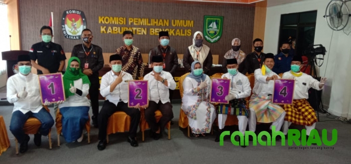 Pencabutan Nomor Urut Paslon Pilkada 2020, Ini Nomor Urut Paslonnya