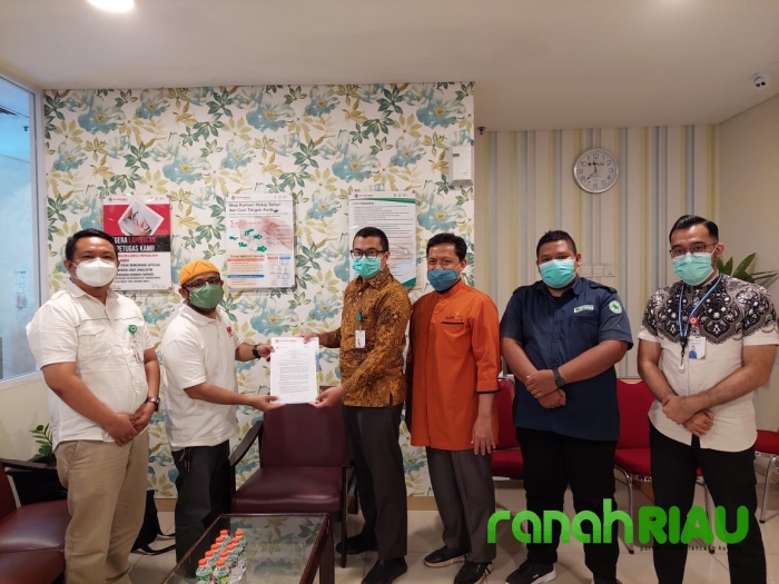 Lazismu Pekanbaru lakukan penandatanganan MoU dengan Awal Bros