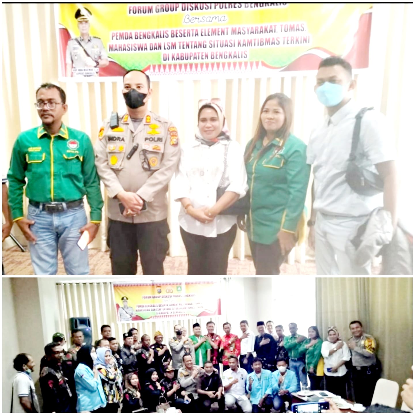 Dampak Kenaikan BBM Ketum LSM. KPH-PL Penuhi Undangan Kapolres Bengkalis