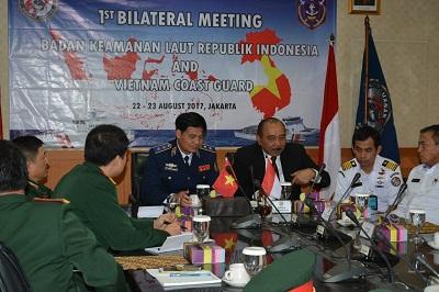 Bakamla RI dan Vietnam CG Tandatangani Pernyataan Bersama Peningkatan Keamanan Laut