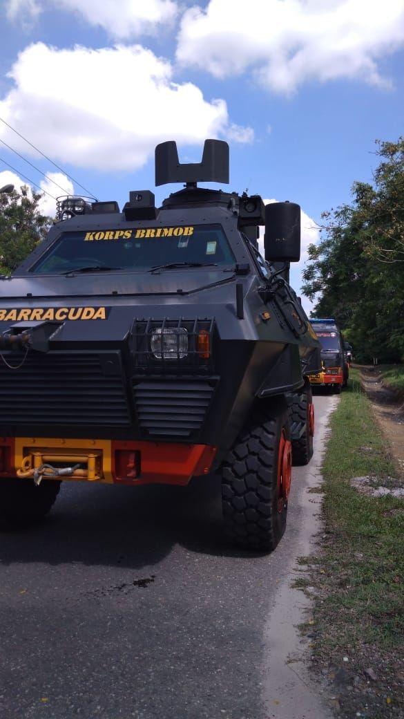 Penggeledahan di Kampus Fisip UR, Tim Brimob amankan beberapa Barang bukti