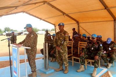 Major General Fida Hussain Malik Kunjungi Markas Indobatt-03 