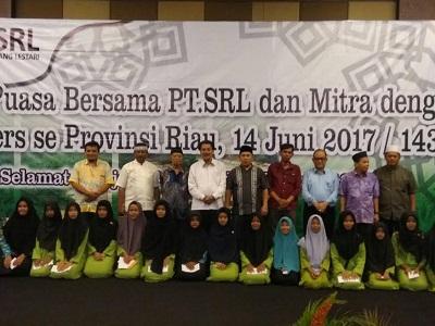 Ramadhan Berbagi, PT. SRL serahkan Santunan Yatim Binaan WPR