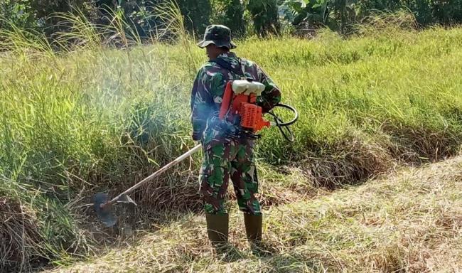 Terus Dikebut Penyiapan Lapangan Upacara TMMD "Kalikondang"