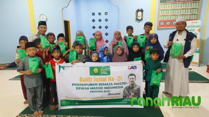 Tak Surut Diterjang Banjir, PRIMA DMI Riau Gelar Bakti Sosial ke-21 di Pedalaman Meranti