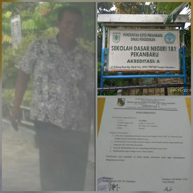 Kasus Pelecehan sexual di SDN 181, Dinas pendidikan Pekanbaru Bungkam