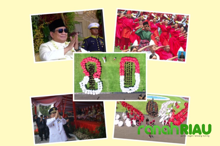 Tarian Pacu Jalur hibur Presiden Prabowo dan Pejabat Negara, Wagubri: Mari Lestarikan Budaya Riau