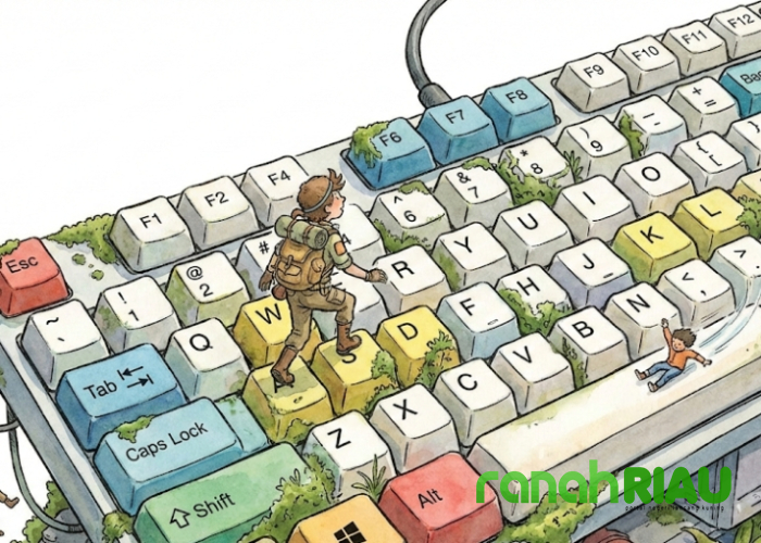 Puisi tentang Diri Sendiri: Keyboard Diri, karya Rakhmanoen