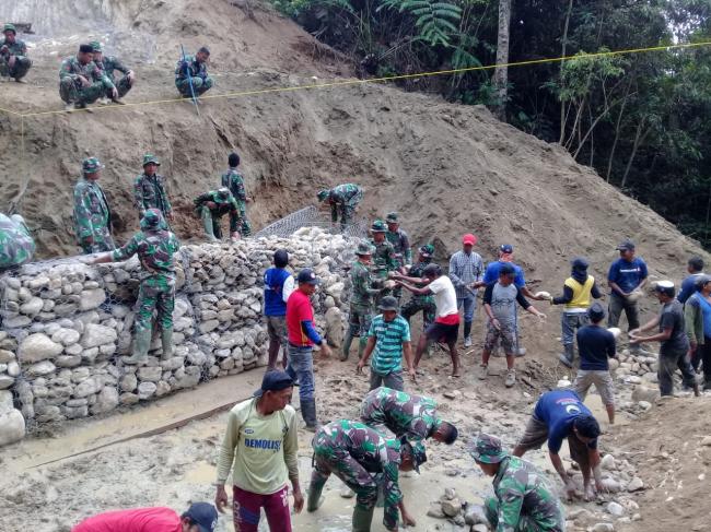 KEBUT PENGERJAAN SASARAN FISIK, SEBELUM PENUTUPAN TMMD TIBA.