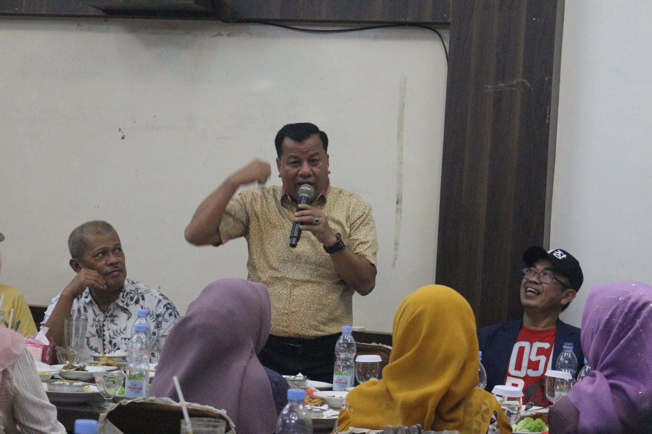 Hari Pertama HPN Provinsi, Bupati Kuansing Jamu makan malam Rombongan PWI Se-Riau