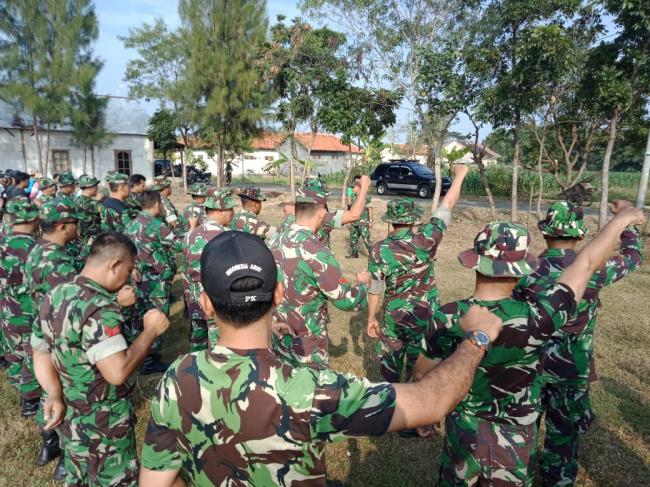  Pimpin Apel Karya Bhakti, Kasdim Ajarkan Pentingnya Kebersihan