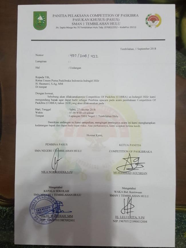 PPI Merasa di Remehkan, SMAN 1 Diduga Tidak Profesional