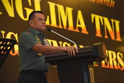 Panglima TNI : TNI Dalam Tugas Sehari-Hari Tidak Lepas Dengan Pers