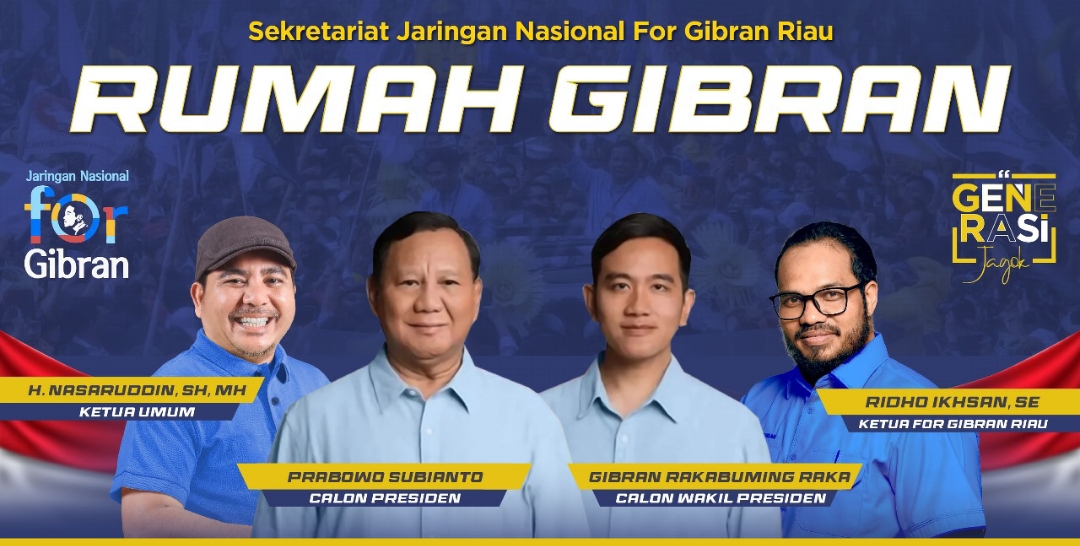 For Gibran Riau Sebut Gibran Adalah Momentum Kaum Muda