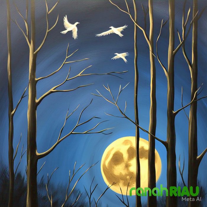 Puisi tentang Alam: Sinar Rembulan, karya Joyfull