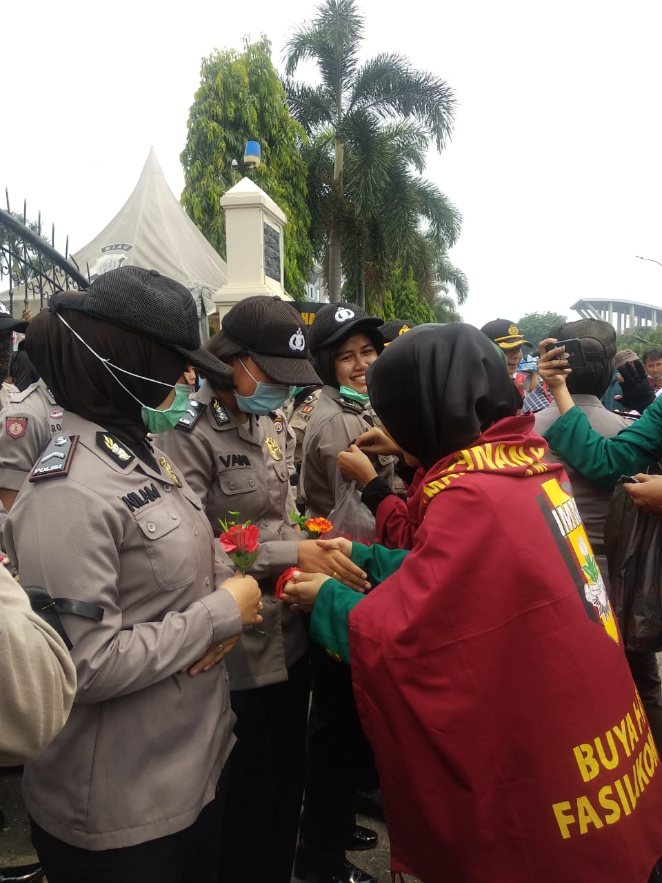 IMM Riau dan Mahasiswa UMRI tuntut banyak hal kepada kepolisian