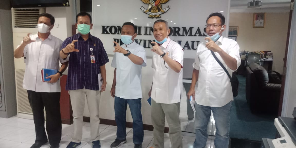 Temui Komisi Informasi Riau, KONI Pekanbaru Segera Bentuk PPID