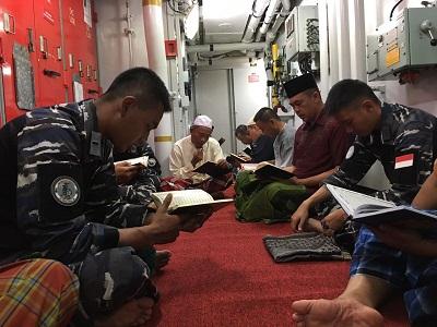 Prajurit Satgas MTF TNI Konga XXVIII-J/Unifil Laksanakan Doa Bersama