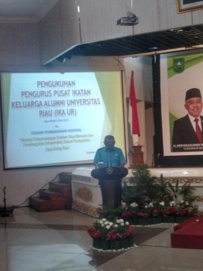 Kepengurusan IKA UR, Hari Ini Dikukuhkan Gubri