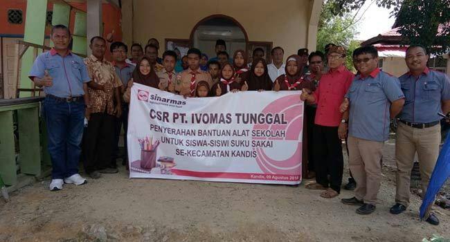 Ivomas Tunggal Berikan Bantuan Untuk 262 Anak Usia Sekolah