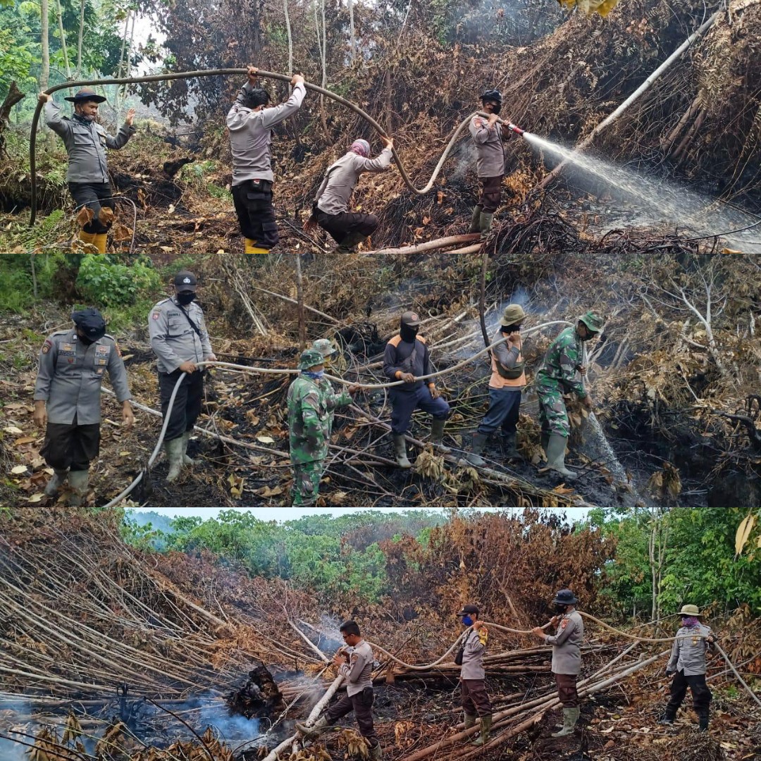 Ditengah Upaya Penanganan COVID-19, Polda Riau Tetap Komit Menangani Karhutla
