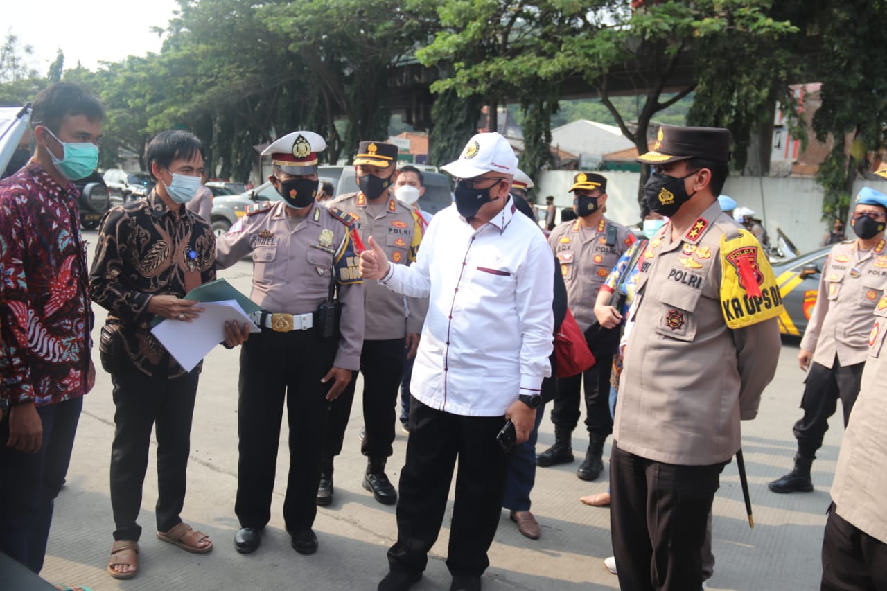 Kapolda Banten Dampingi Kunjungan Kompolnas Tinjau Pos Pam Merak