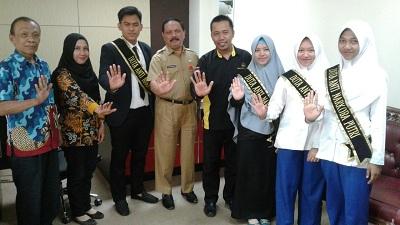 Duta Anti Narkoba Inhil Harus Melakukan Tindakan, Sekda Inhil Siap Mendukung