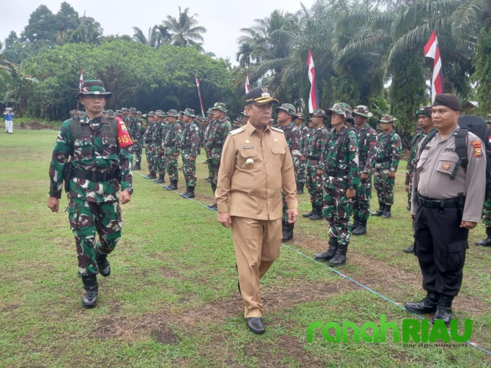 Wakil Bupati Inhu Buka Secara Resmi Kegiatan TMMD ke-120 Tahun 2024