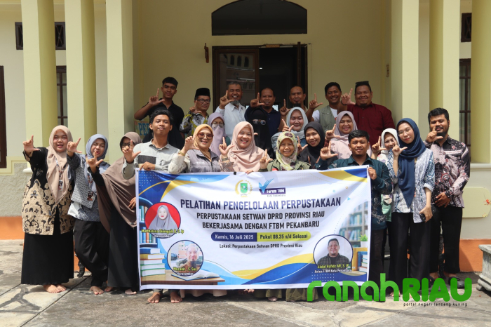 Kolaborasi Bangun Literasi, FTBM Kota Pekanbaru Gelar Pelatihan Kepustakaan