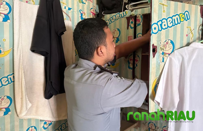 Tegaskan Komitmen, Lapas Pekanbaru gelar Razia Rutin 