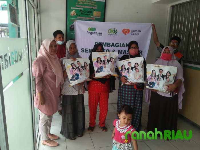 Pegadaian Syariah Bangkinang gandeng Rumah Zakat hadirkan Kebahagiaan