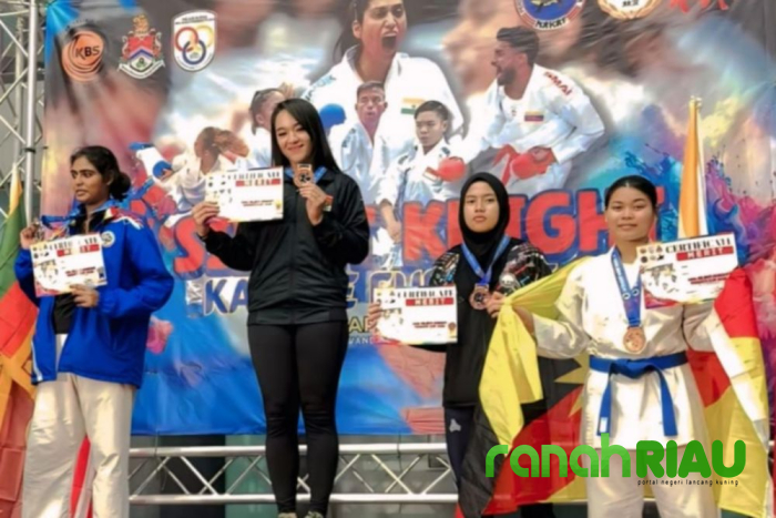 Sabet Emas dalam Kejuaraan Karate Internasional, Bripda Jeje harumkan nama Institusi di Kancah Dunia