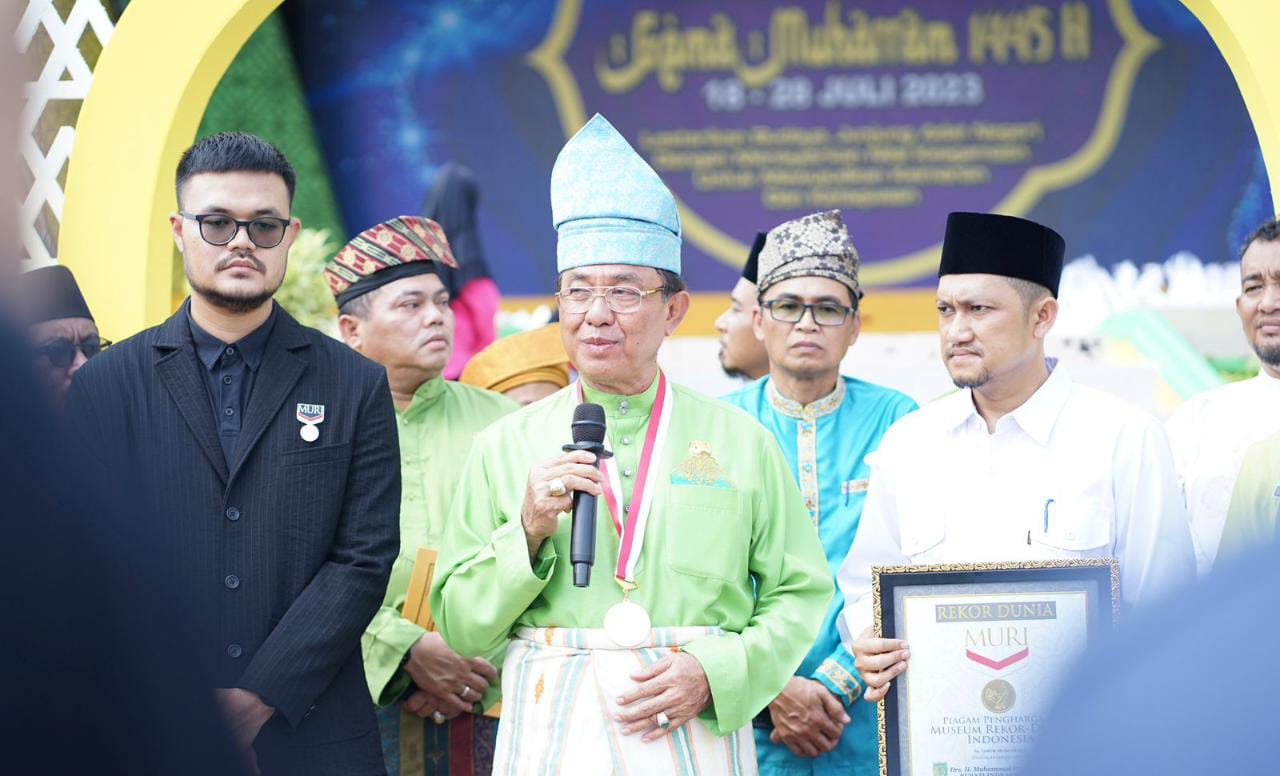Pemkab Inhil Raih Rekor Dunia di Gema Muharam 2023