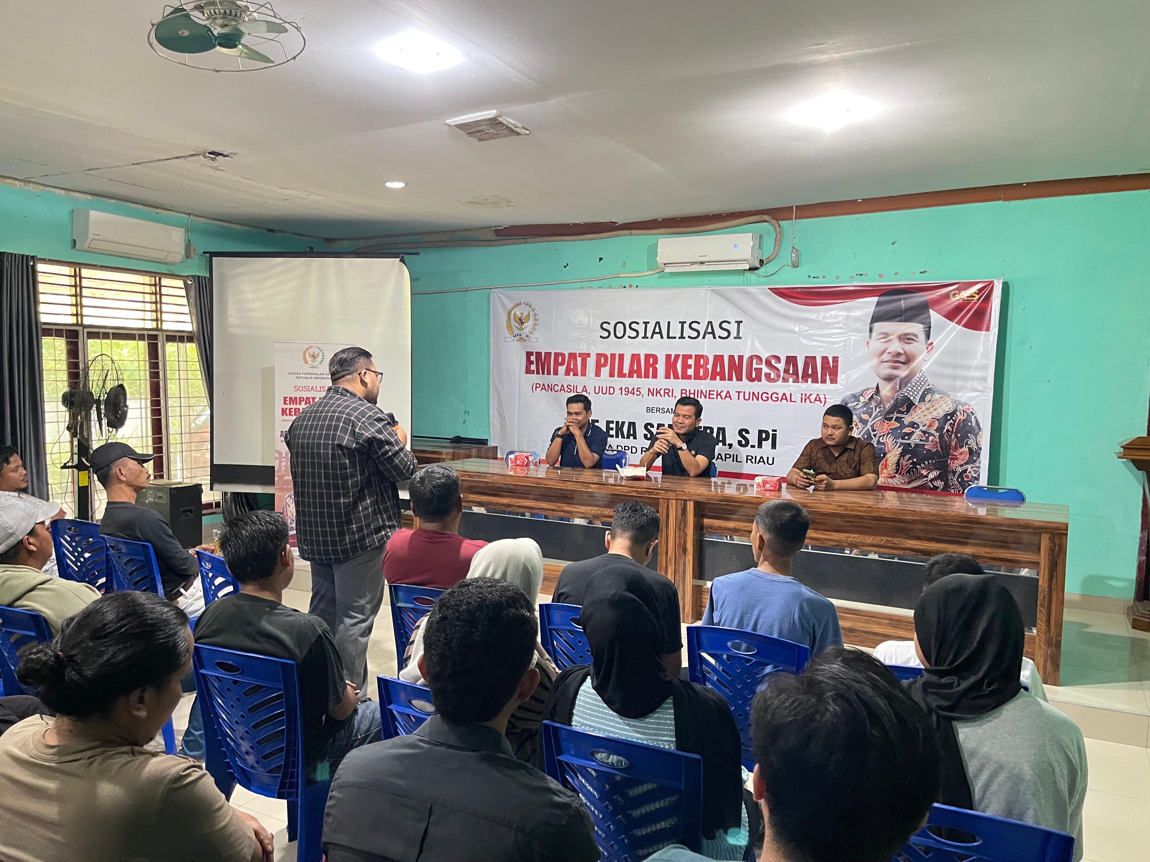 Mengikis Apatisme Pemuda, Sosialisasi 4 Pilar MPR RI Digelar di Desa Buluh Cina