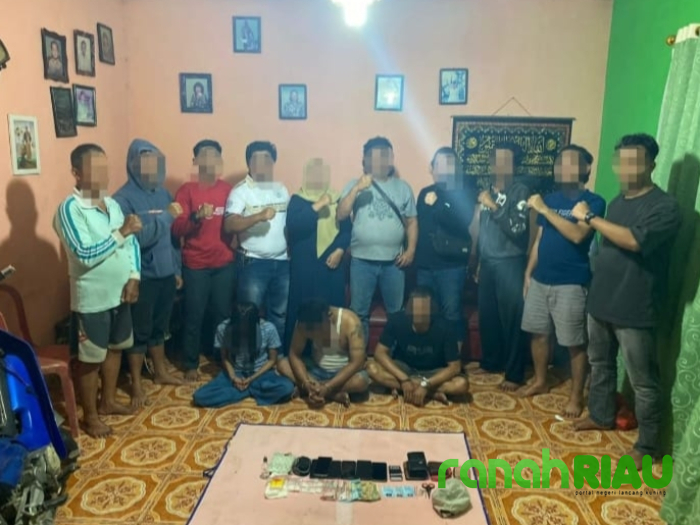 Tiga Tersangka Narkoba Tak Berkutik Saat Digulung Intel kodim 0302/Inhu, 88,41 Gram Sabu Ikut Disita