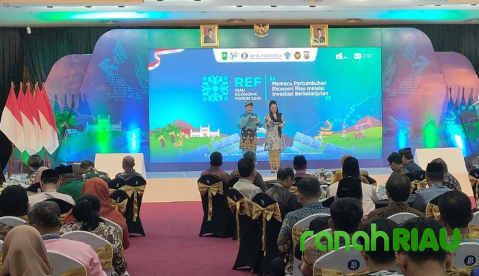 Bupati Bengkalis Hadiri Riau Economic Forum Dalam Rangka Hari Jadi ke 68 Provinsi Riau