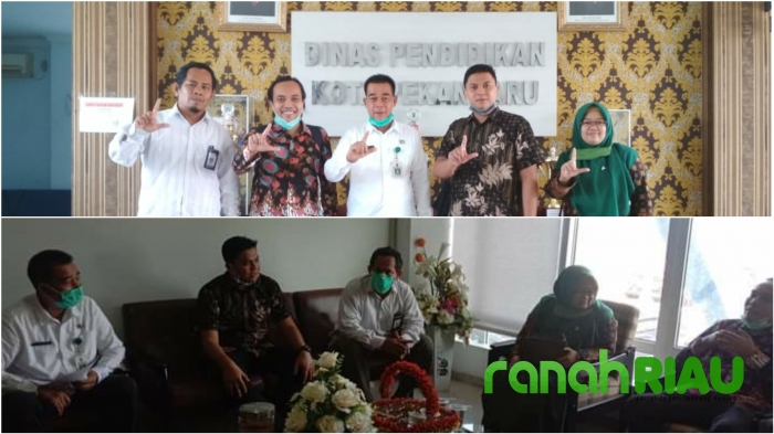 Pengurus Pusat Dan Wilayah Forum Taman Bacaan Masyarakat Kunjungi Dinas Pendidikan Kota Pekanbaru